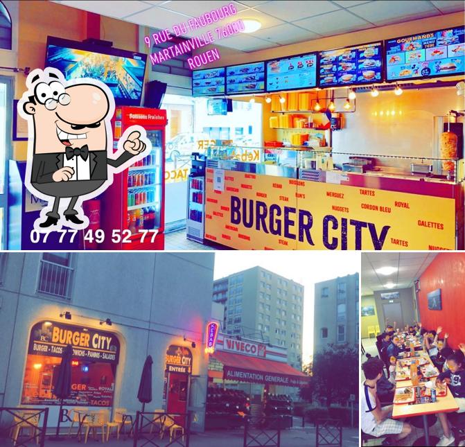 L'intérieur de Burger city