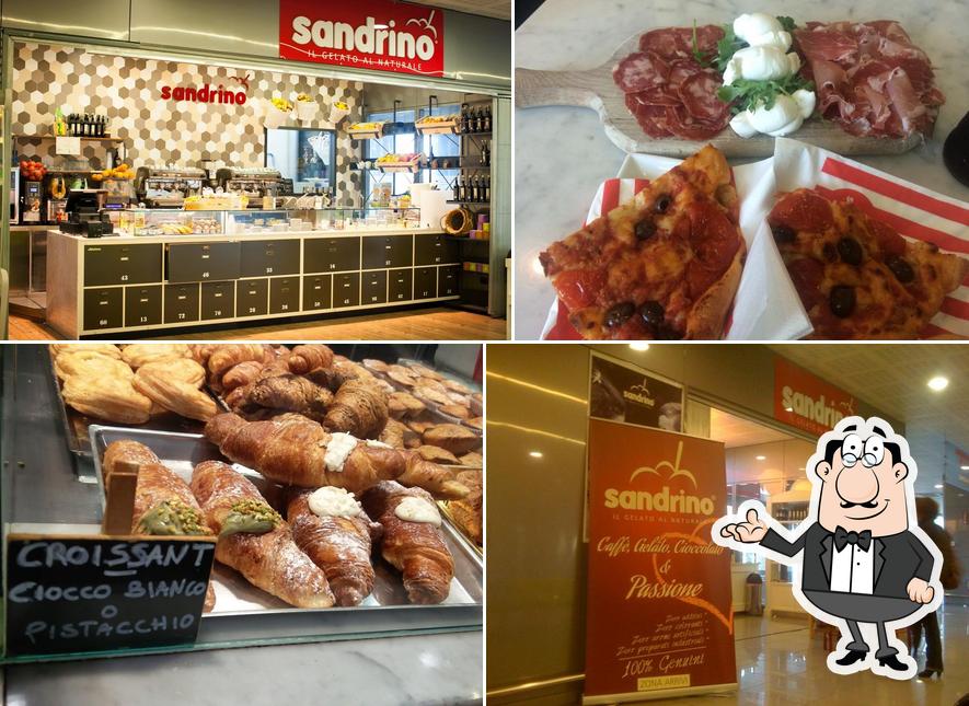 La interni e cibo del ristorante