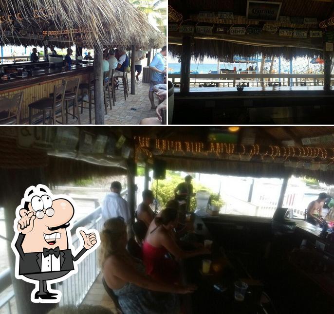 The interior of Captain Jack's Tiki Bar