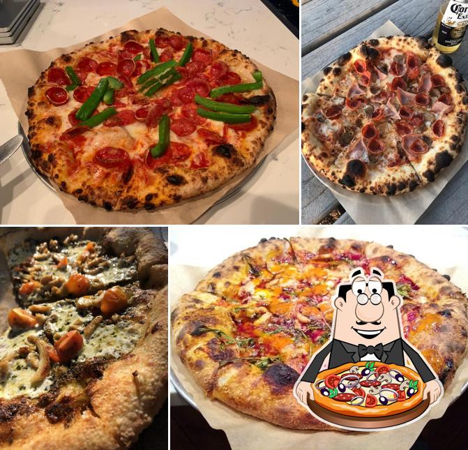 Get pizza at Turntable Eatery
