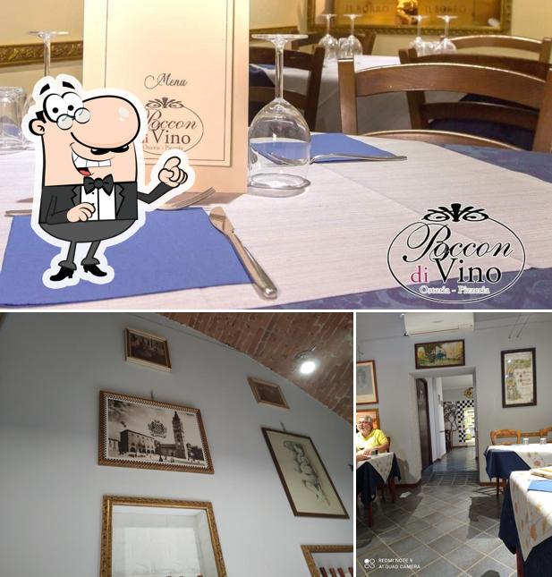 Gli interni di Osteria Pizzeria Boccon di Vino