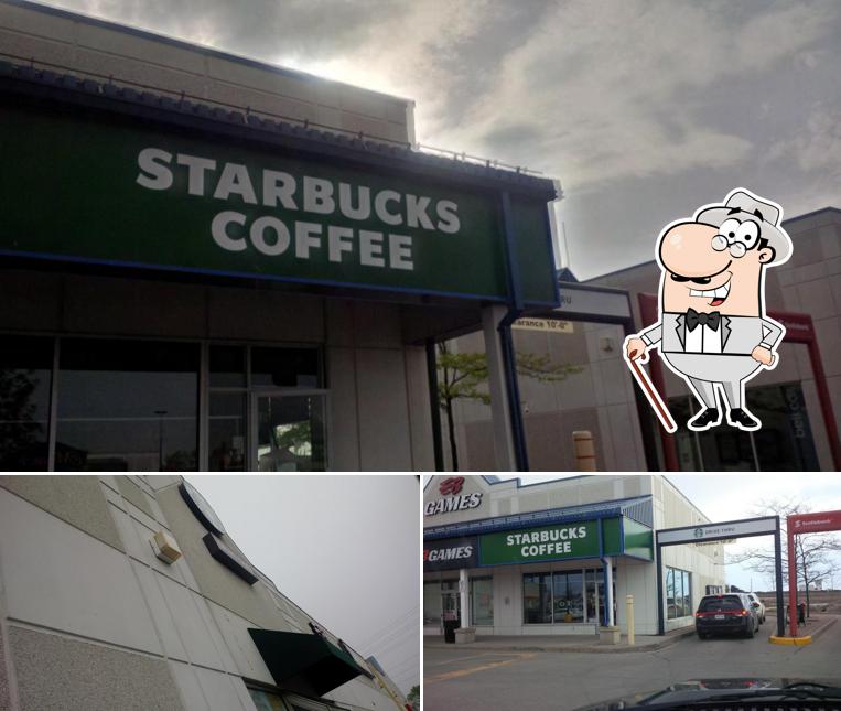 Check out how Starbucks looks outside