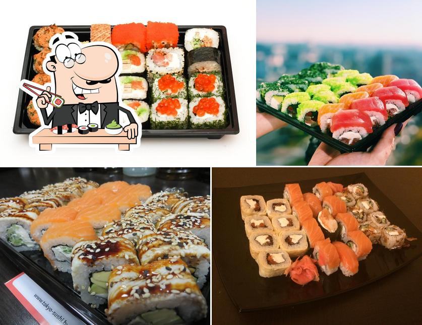 Отведайте различные виды суши