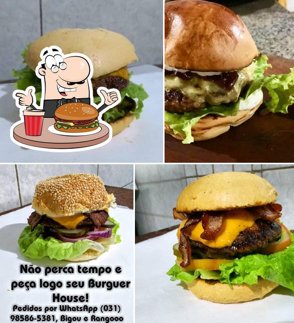 Os hambúrgueres do Burguer House irão satisfazer diferentes gostos