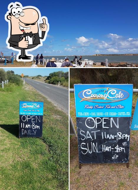 Look at the photo of Coorong Cafe