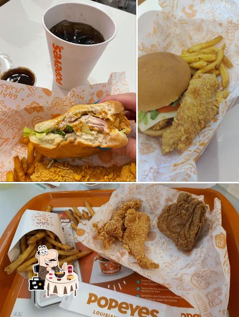 Comida em Popeyes Louisiana Kitchen