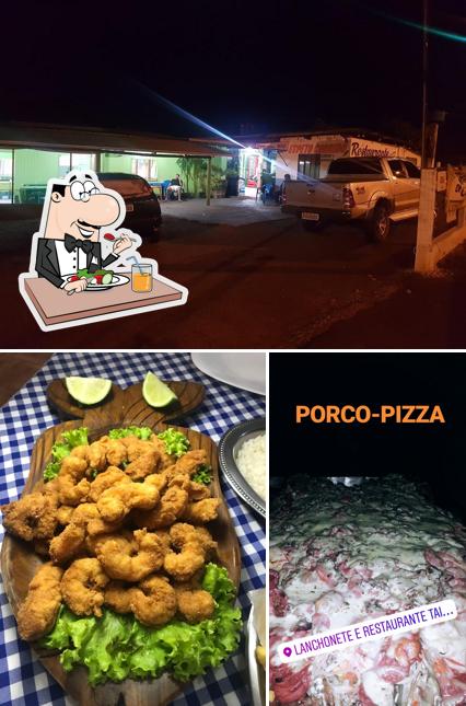 Entre diferentes coisas, comida e exterior podem ser encontrados a Restaurante Tainha