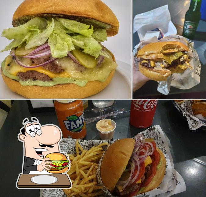 Peça um hambúrguer no Tchoco burger