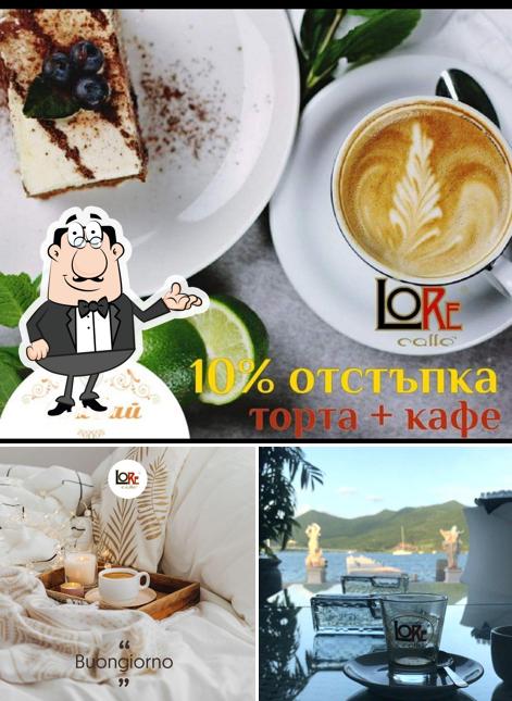 Caffè LoRe se distingue par sa intérieur et pizza