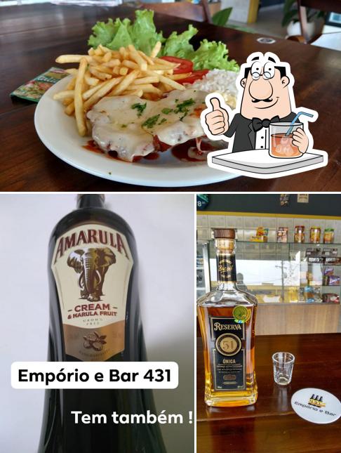 O Empório e Bar 431 se destaca pelo bebida e comida