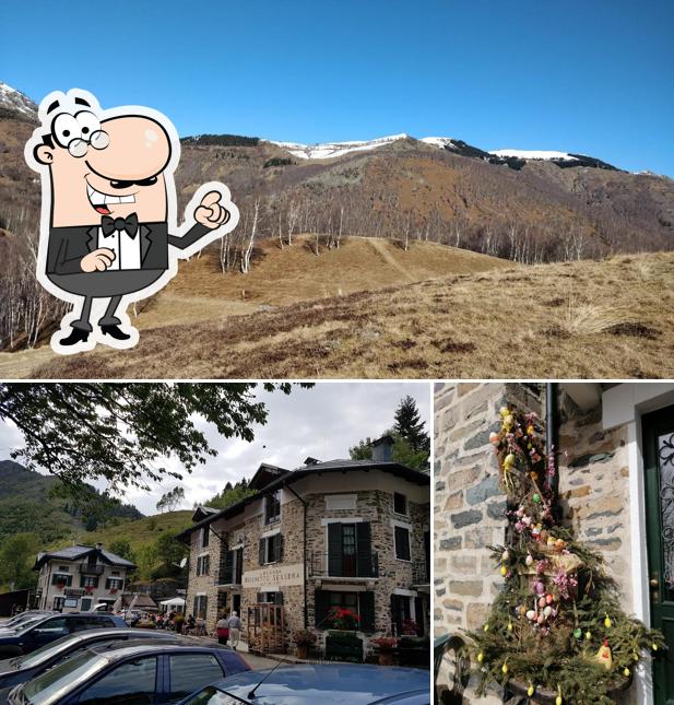 Puoi goderti l'aria fresca dal dehors di Locanda Bocchetto Sessera