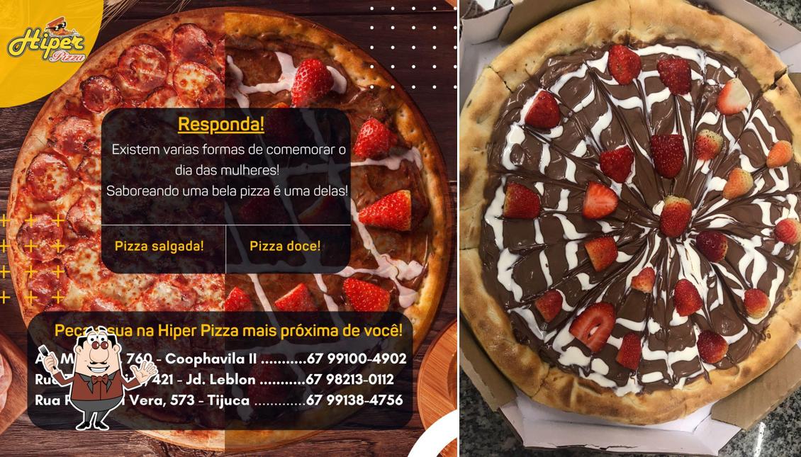 Waffles em Hiper Pizza Panambi