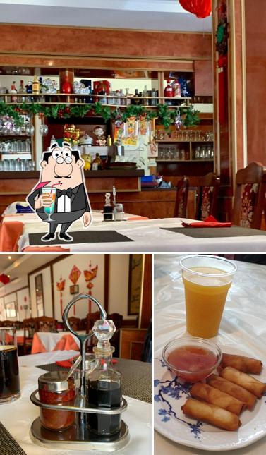Помимо прочего, в China Restaurant Lotusblume есть напитки и барная стойка