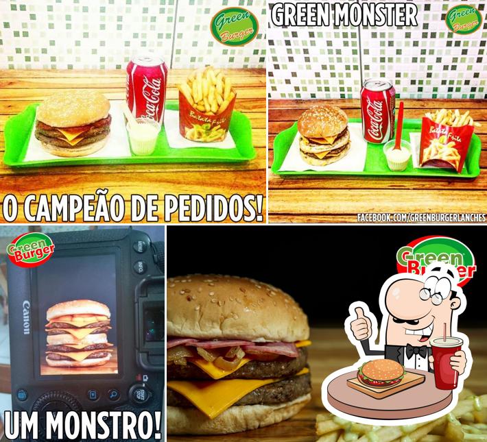 Hambúrguer em Green Burger