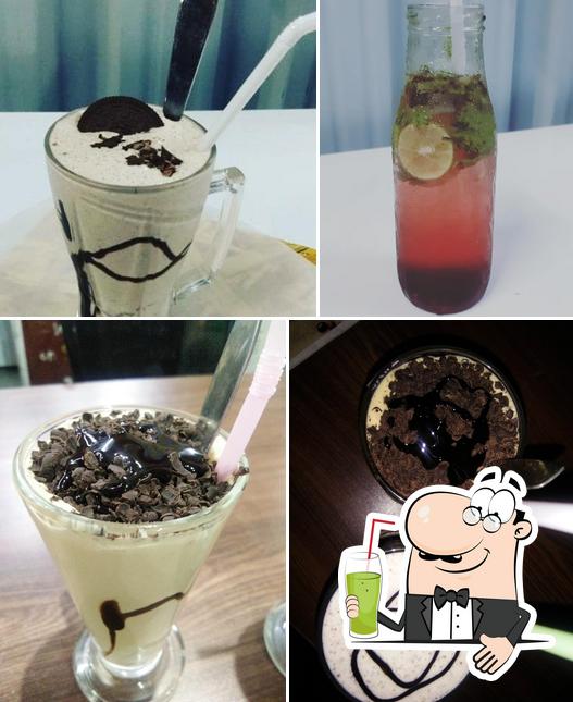 Enjoy a drink at Cafe Happifeast