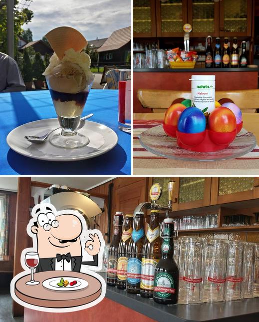 La foto di cibo e birra da Frohsinn
