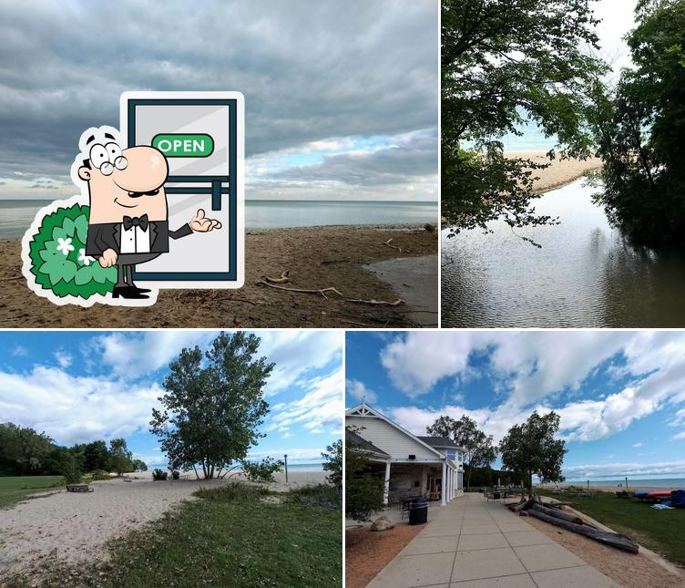 You can get some fresh air at the outside area of Grant Park Beach