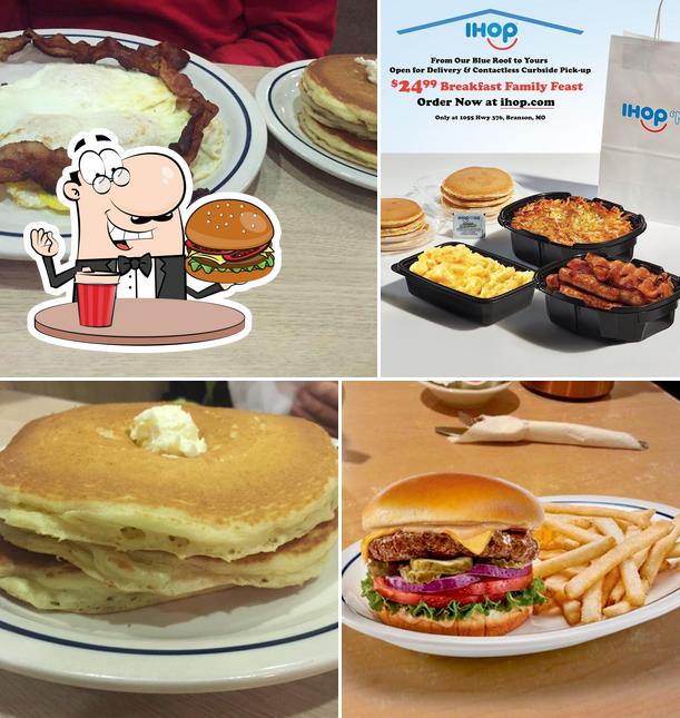 Try out a burger at IHOP