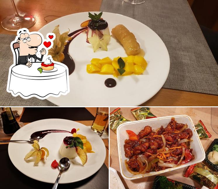 Kikoo Asia Restaurant serviert eine Auswahl von Desserts 