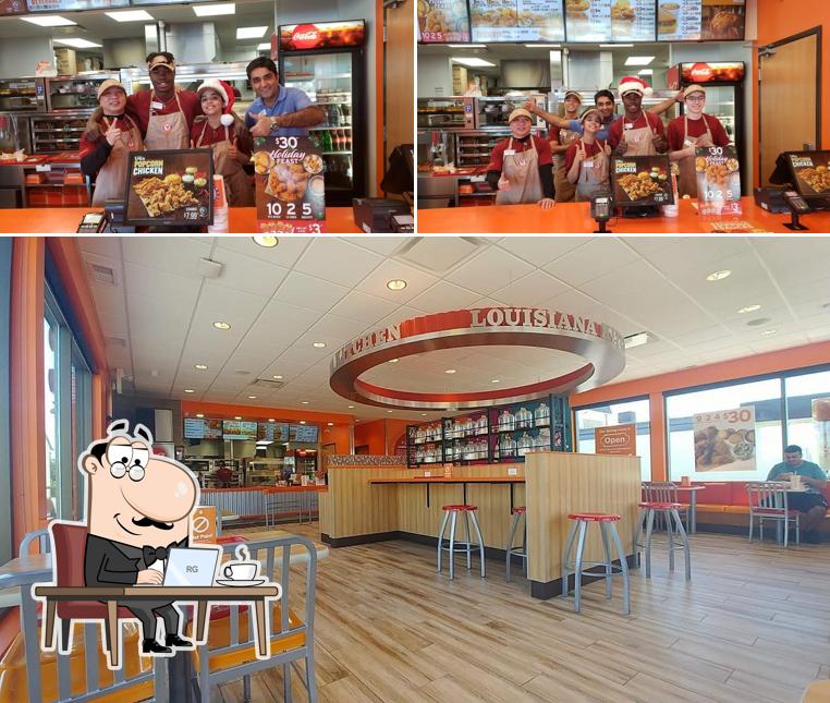 L'intérieur de Popeyes Louisiana Kitchen