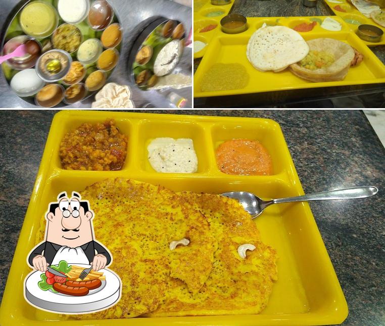Meals at Pondicherry Saravana Bhavan