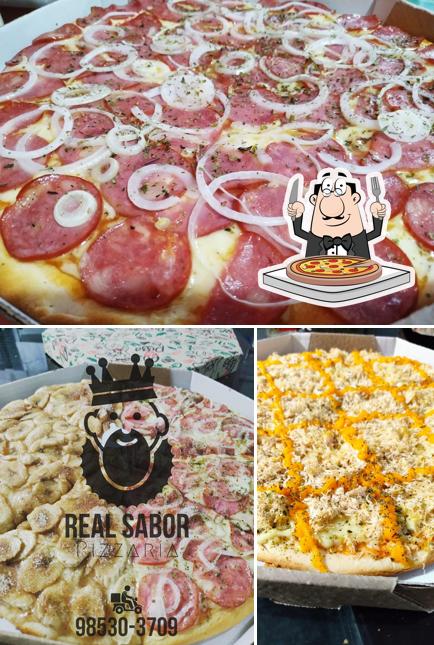 Escolha diversos tipos de pizza