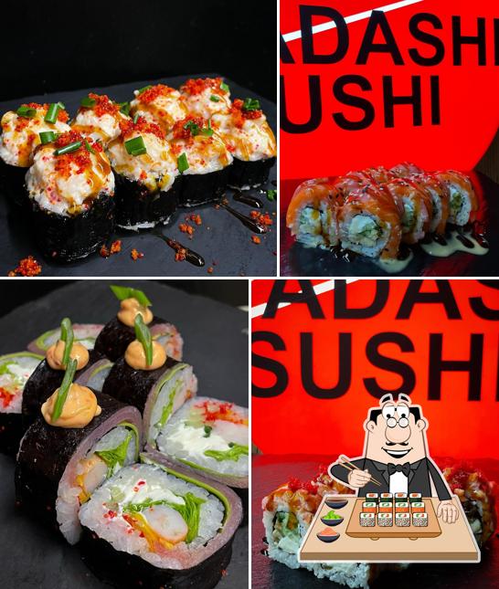 Try out different sushi options