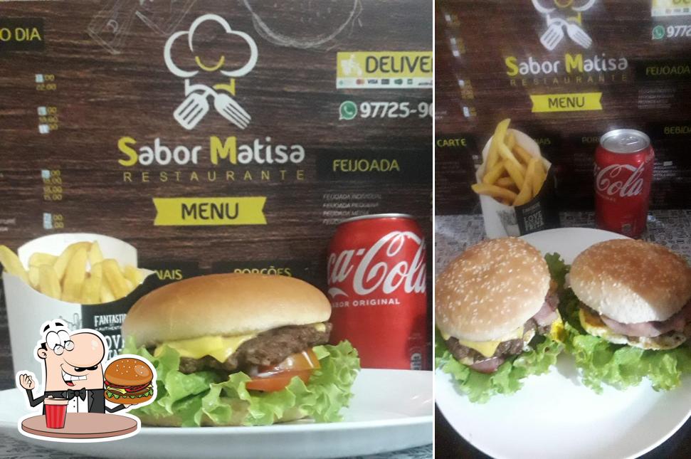 Os hambúrgueres do Sabor matisa irão saciar diferentes gostos