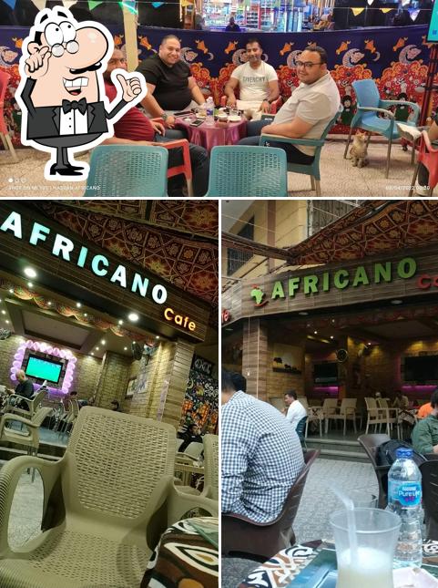The interior of Africano Cafe & Resturant