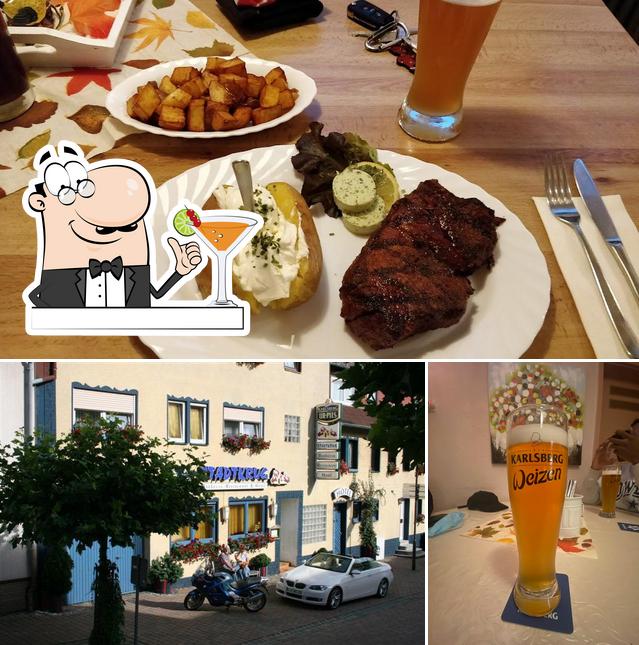 Zum Stadtkrug: Steakhaus, Barbeque & Grill Restaurant mit Hotel is distinguished by drink and exterior