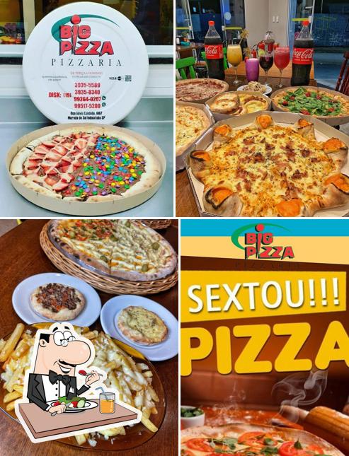 Comida em Big Pizza - Pizzaria e Choperia