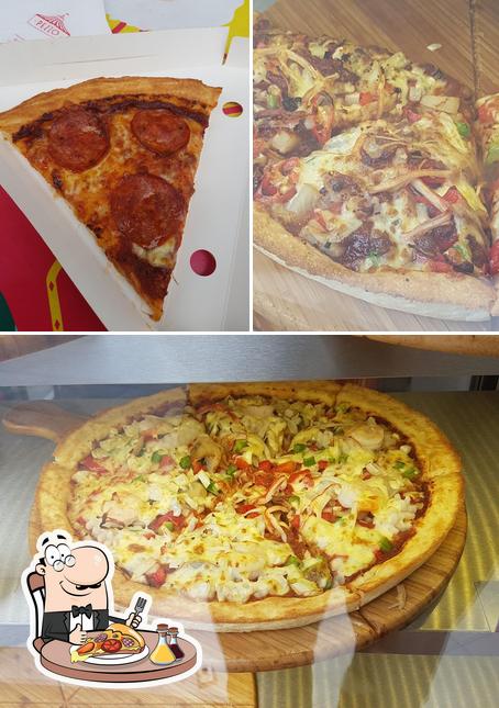 Get pizza at Pezzo Pizza