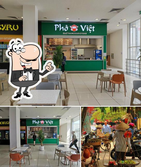 Pho Viet se distingue por su interior y exterior