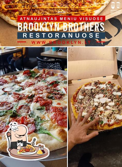 Order pizza at Brooklyn Brothers
