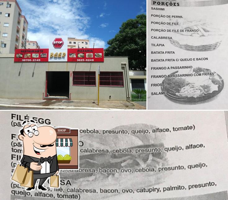 O exterior do Stop Beer Pizzaria