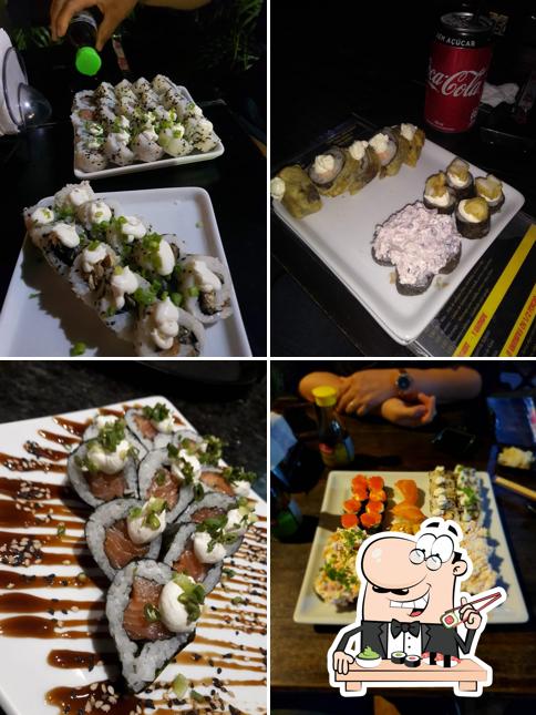 Escolha diversas opções de sushi