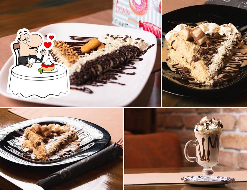 Pizzeria & Restaurant "Mozzarella" propose une sélection de desserts