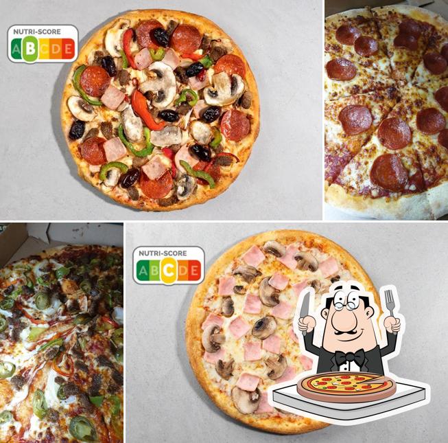 Prenez différents genres de pizzas