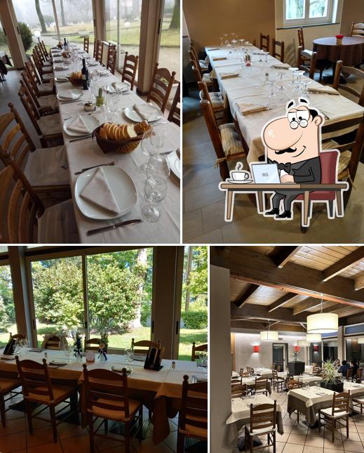 Gli interni di Trattoria La Darsena