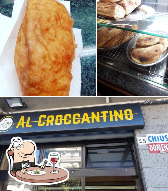 Еда и внутреннее оформление в Al Croccantino