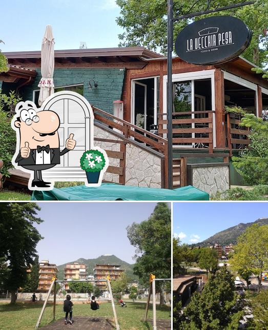Questa è la foto che raffigura la esterno e area giochi di La Vecchia Pesa