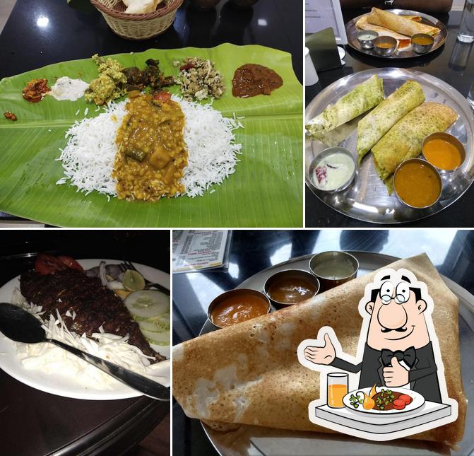 Food at Madras Veg Tables Vegetarian Restaurant