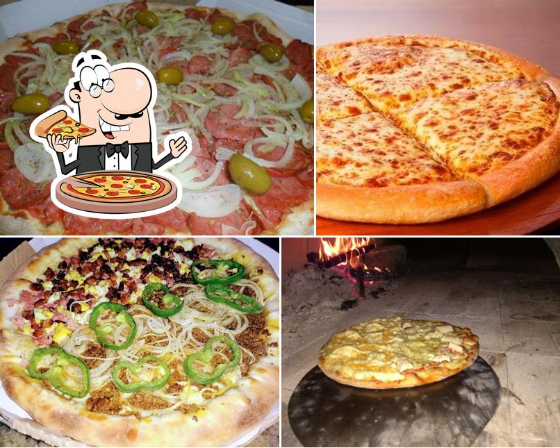 No Restaurante e pizzaria nova estância, você pode degustar pizza