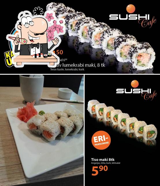 Commandez de nombreuses options de sushi