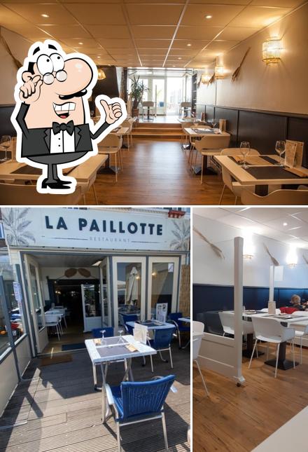 L'intérieur de La Paillotte