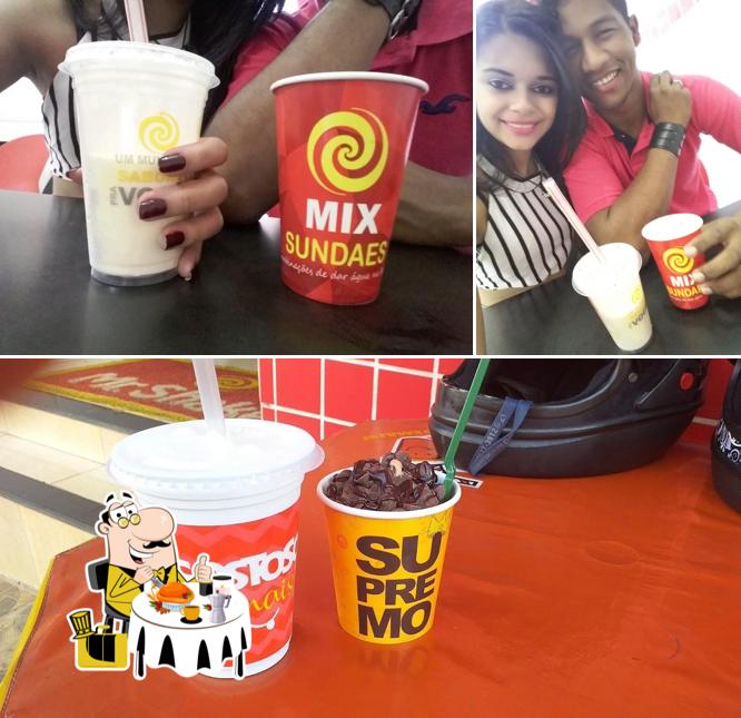 Comida em Mr Shake