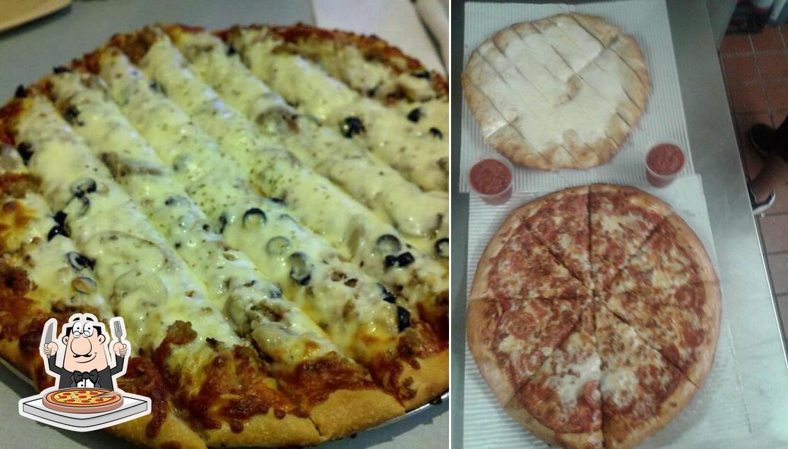 Try out pizza at Happy Jakes