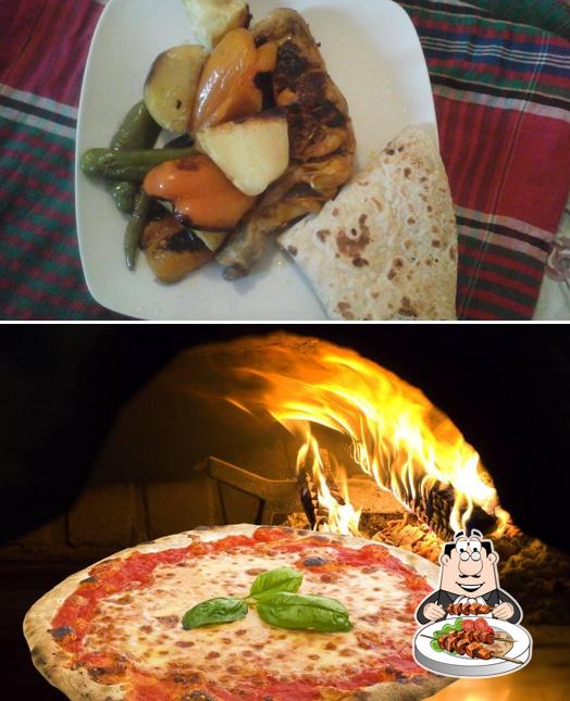 Nourriture à italpizza au feu de bois