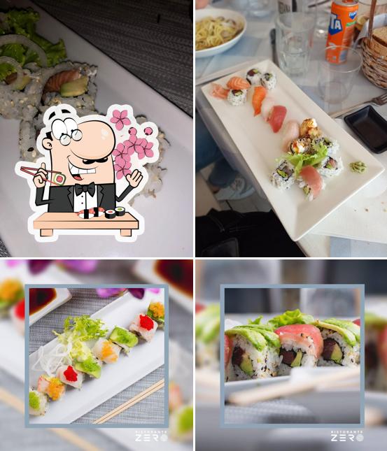 Les sushi sont disponibles à Ristorante Zero