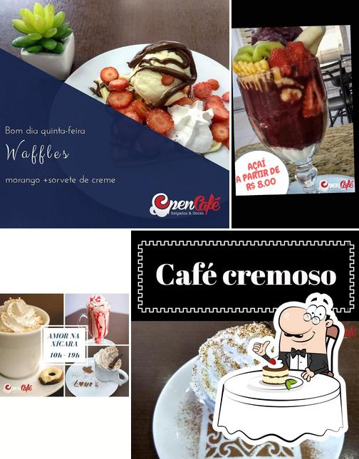 Eita Café Bistrô provê uma escolha de pratos doces